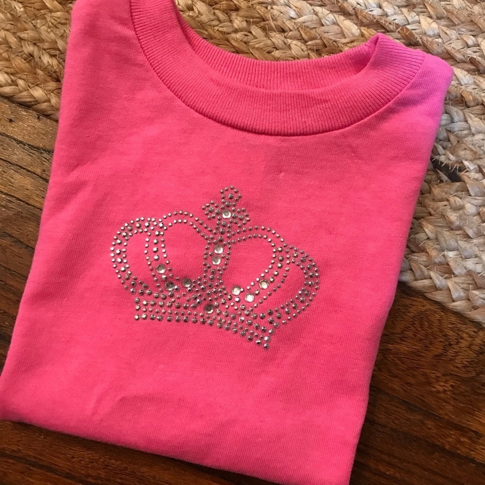 👑Rhinestone Tiara Tee